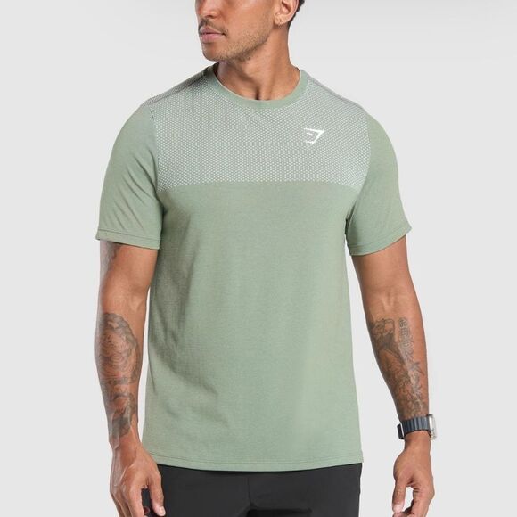 GYMSHARK VITAL SEAMLESS T-SHIRT
Regular Fit Green Large NWT in packaging - Picture 1 of 6